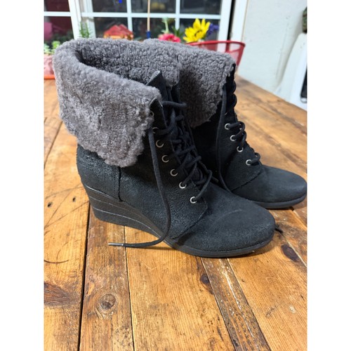 Black sheepskin ugg women - black,